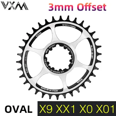 Bicycle Oval Chainring Offset 3mm 32t 34t 36t for Xx1 Eagle X01 Gx X1 1400 X0 X9 S1400 Mtb Sprocket