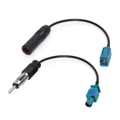 1/2pcs Car FM AM Stereo Radio Antenna Fakra Adapters Cables for Fakra Z Female to Din Female Fakra Z Male to DIN Male Adapters