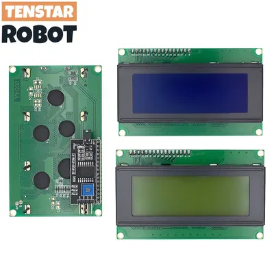 LCD2004+I2C LCD2004 20x4 2004A Blue Green Screen Character LCD IIC Serial Interface Adapter Module