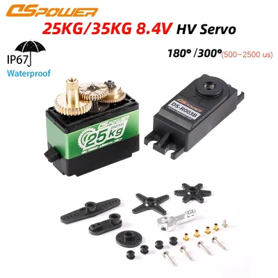 DSpower 25KG 35KG 8.4v HV Digital Servo Metal Gear Waterproof Servo for 1/8 1/10 TRX4 TRX6 scx10