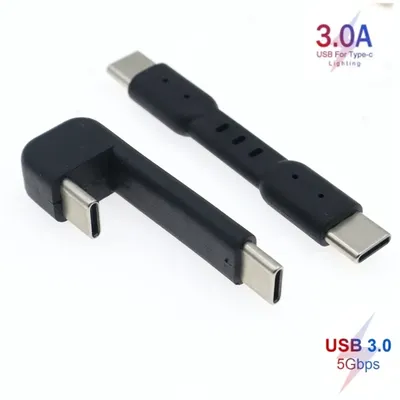 For E1DA 9038D DAC Device Samsung SSD T5 USB C 180 Degree Synchronous Charging Cable 5Gbps OTG Type