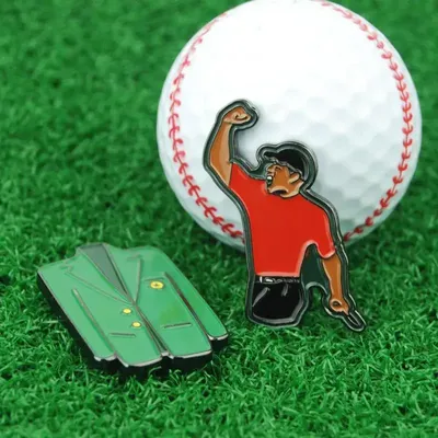 Golf Ball Mark Alloy Multicolor Tiger Green Jacket Marker Woods Mark Golf Ball Position Green Golf