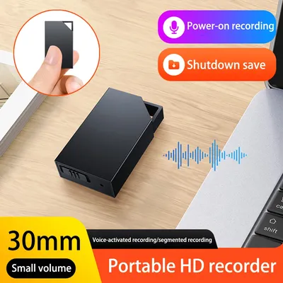 mini Voice Recorder Smart Voice Actiaved Mini Digital Audio Sound Espiar One Click Recording Pen