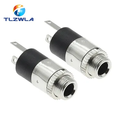 10PCS PJ392 3.5mm Stereo Female Sockect Jack With Screw 3.5 Audio Headphone Connector PJ-392