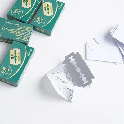10pcs Razor Blades Used for Shaving & Hair Removal,Stainless Steel Blades For Beard Double Edge