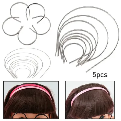 5pcs Hot Sale Quality Cute 1/3 1/4 1/6 1/8 for Doll Headband Materials Doll Hair Decoration Accessories DIY Doll
