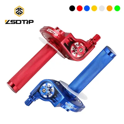 ZSDTRP 22mm Universal CNC Aluminum Accelerator Throttle Twist Grips Handlebars For Motorcycle Moped