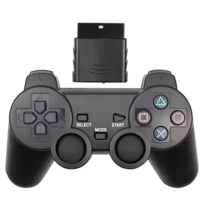 Wireless Gamepad for Sony PS2 Controller for Playstation 2 Console Joystick Double Vibration Shock