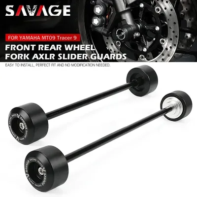 MT09 2021 Front Rear Axle Fork Crash Slider For YAMAHA MT-09/SP Tracer 900 9 GT GT+ 9GT+ 202-2025
