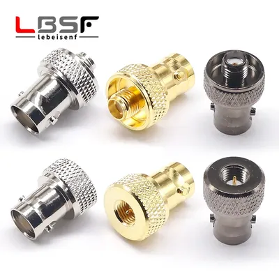 SMA female to BNC male brass adapter for Baofeng Radio UV-5R UV-5RA UV-5RB UV-5RC UV-5RD Antenna