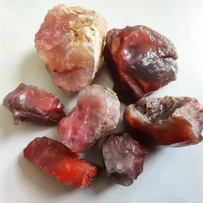 Natural Treasure Southern Red Agate Raw Carnelian Diffuser Oil Raw Stone Crystals Healing Specimen
