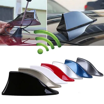 Car Radio Shark Fin Car Shark Antenna Radio FM Signal Design For All Automobiles Aerials Auto