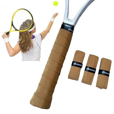 Replacement Shock-proof Dull Polish Badminton Squash Tennis Racket Inner Overgrip Imitation Cowhide