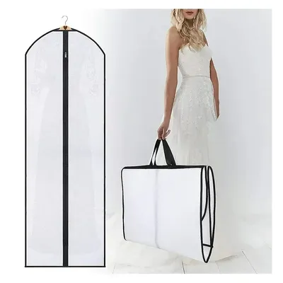 60x180cm Clothes Dust Cover Garment Suit Dress Jacket Clothes Coat Dustproof Cover Protector Travel