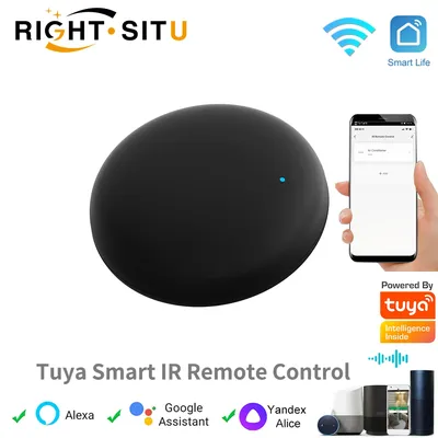 Tuya WiFi IR Remote Control Smart Universal for TV Air Conditioner Alexa Remote Control Work with