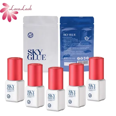 Korea 5g Sky S+ Glue 1s Fast Dry Strong Eyelash Extension Glue Retention 6-7 Weeks No Irritation