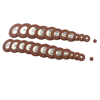 Saxophone Pads Universal Button Leather Pads Woodwind Instrument Accessories for Tenor Alto Soprano