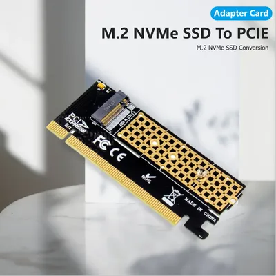 X16 M.2 NVMe SSD NGFF to PCIE 3.0 X16 Adapter Card Pci-e to m.2 Convert Adapter M Key interface