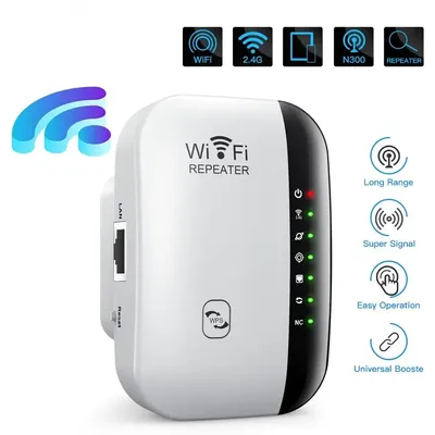 300Mbps Wireless WIFI Repeater 2.4G Router Wifi Range Extender Wi-Fi Signal Amplifier 802.11N