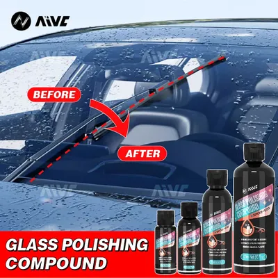 AIVC Glass Oil Film Remover Car Windshield Water Spots Stain Removal Paste Glass Polishing Compound Window Cleaning Detailing