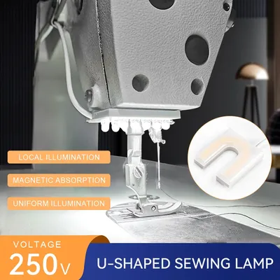 10 LEDs Sewing Machine Light U Shape Industrial Lighting Lamp Magnetic Working Light For Drill