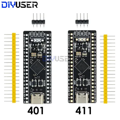 DIYUSER STM32F401 STM32F411 Development Board STM32F401CCU6/CDU6 STM32F411CEU6 STM32F4 Learning Board 84Mhz 64KB RAM 256KB