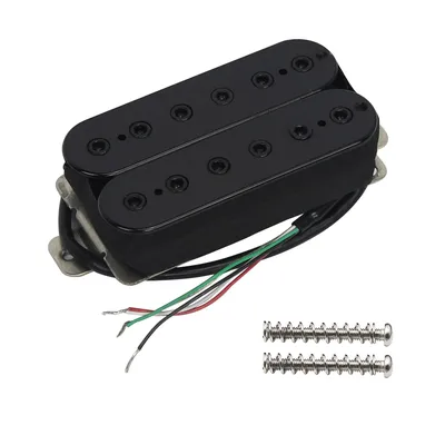 FLEOR 1PC Ceramic Double Coil Humbucker Pickup Electric Guitar Passive Pickup Bridge or Neck