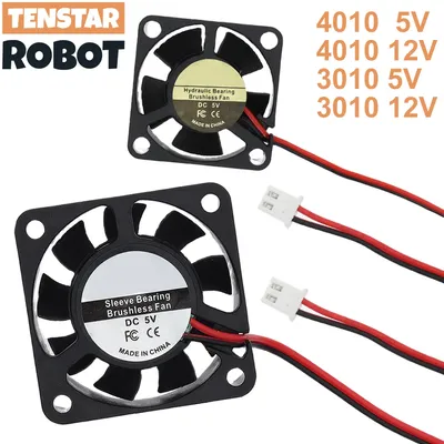 40x40x10mm 4010 30x30x10mm 3010 12v 5V Volt Brushless DC Fans For Heatsink Cooler Cooling radiator