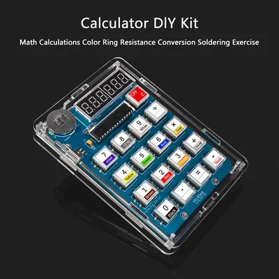 DIY Electronic Kit Digital Tube Calculator DIY Kits 51 Microcontroller Training Experiment Welding