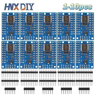 1-10pcs PCF8575 Module Expansion IO port Expander board DC 2.5-5.5V I2C communication control 16 IO