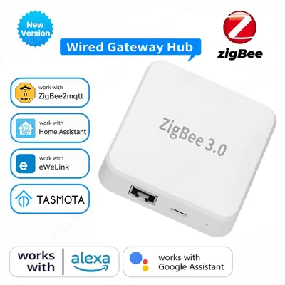 ZigBee 3.0 Smart Gateway Hub eWeLink APP Smart Home Automation Ethernet Bridge Works with Tasmota