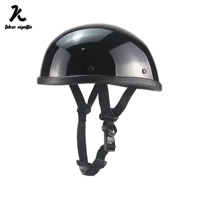 Motocross Dot Nostalgic Vintage Motorcycle Open Half Face Scooter Safety Protection Gear Motorbike