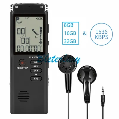 Digital Voice Recorder Mini Spy USB Professional Dictaphone Audio Recording With WAV,MP3 Player