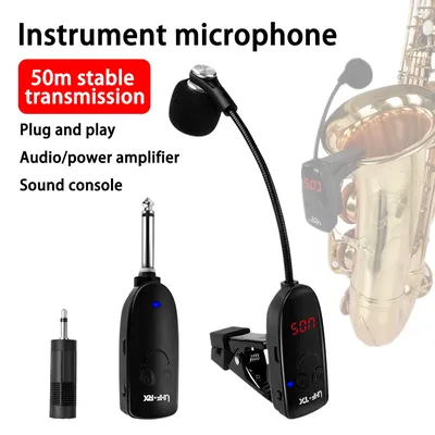 Sax trumpet trombone special wireless microphone instrument pickup amplifier professional recording