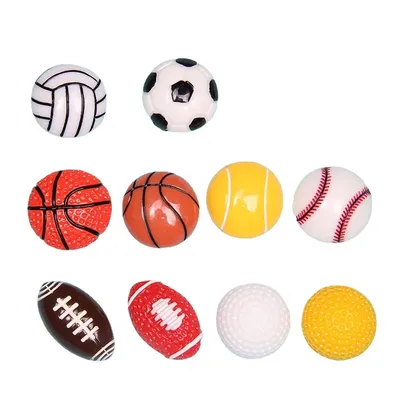 100pcs Kawaii Resin Rugby Football Basketball Decoration Crafts Flatback Cabochon Embellishments For