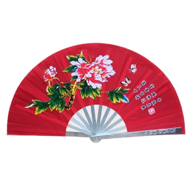 Tai Chi Kung Fu Fan Stainless Steel Alloy Fan Rib Morning Exercise Hand Abanico Chinese Martial Arts