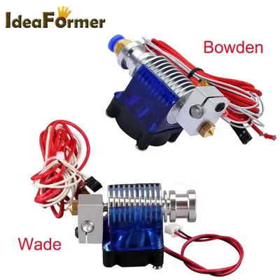 V6 J-head 12V 24V All metal Hotend Wade or Bowden 1.75/3.0mm Filament Nozzle Cooling Fan Bracket