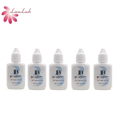 5 Bottles I Beauty IB Clear Gel Remover GBL FREE For Eyelash Extensions Glue from Korea 15ml Lash