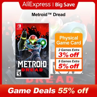 Metroid Dread Nintendo Switch Game Deals 100% Original Physical Game Card Adventure Genre for