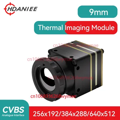 640X512 384X288 256X192 9MM Lens FPV Thermal Imager for FPV Drones with CVBS Interface Longwave IR 12um Micro Camera Module