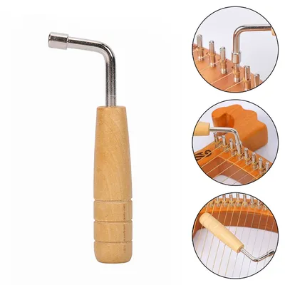Guzheng Piano Tuning Hammer L-shape Square Wrench Tuner Spanner Tip String Pin Repair Tool For Piano