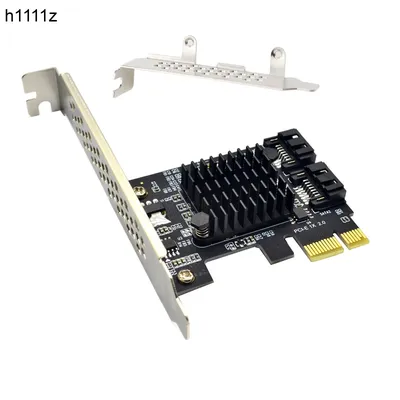 PCIE to SATA Expansion Card Marvell 9125 Chip PCI Express X1 to 2 Port SATA 3.0 6Gb Adapter