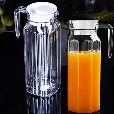 1.1L Water Juice JUG Pitcher Plastic Transparent Bottle For Storing Fresh Juices And Drinks For