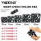 2Pcs YSIDO 3010 3510 4010 RC Car Motor ESC Cooling Fan for RC Car 1/8 1/10 1/12 Scale RC Car 540 550