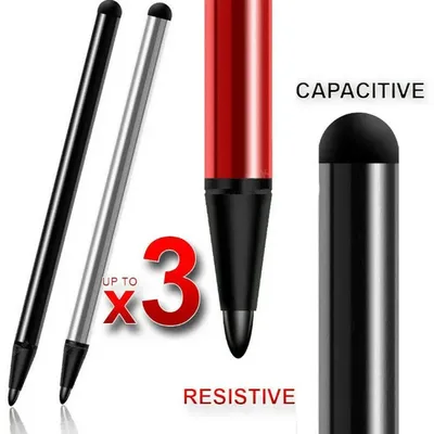 1/3Pcs Smart Phone Tablet Touchscreen Stylus Pens Universal Capacitive/Resistive Stylus Pen for