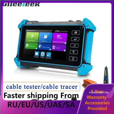 Cctv Tester IPC-5200 Plus Full 8MP IP CVI TVI AHD SDI Analog 6 In 1 Hd Tester-monitor Vga & 4k HDMI Input Cable Tracer Power In