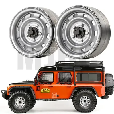 4pcs Metal 1.9inch Wheel Hub Beadlock Rim For 1/10 Rc Crawler Car Trx4 Bronco Rc4wd D90 D110 Axial