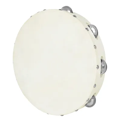 10 Inches Tambourine Sheepskin Tambourine Wooden TambourinePercussion Instruments Suitable For