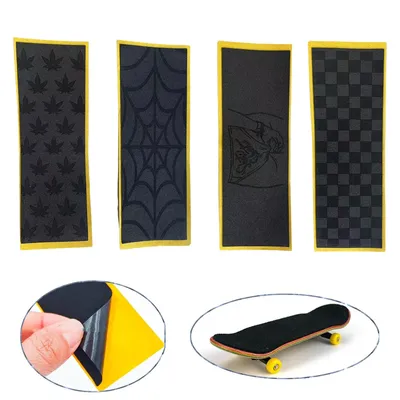 5Pcs Foam Grip Tapes For Finger SkateBoard Anti-slip Wooden Fingerboard Deck Adhesive Tape Stickers