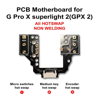Mouse All HOTSWAP PCB Motherboard For G Pro X Superlight 2 DEX GPX GPW 4 LIGHTSPEED Micro Switch Button Board DIY Repair Part